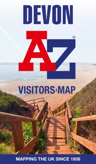 Cover image for 9780008604431 - Devon A-Z Visitors Map