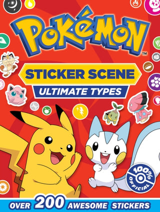 Cover image for 9780008615451 - POKEMON ULTIMATE TYPES STICKER SCENE