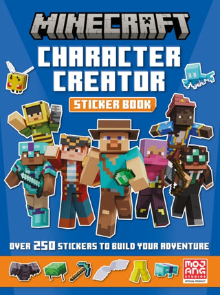 Cover image for 9780008615529 - Minecraft Character Creator Sticker Book