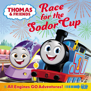 Cover image for 9780008616823 - Thomas and Friends: Race for the Sodor Cup