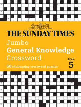 Cover image for 9780008618018 - The Sunday Times Jumbo General Knowledge Crossword Book 5