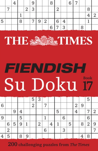 Cover image for 9780008618049 - The Times Fiendish Su Doku Book 17