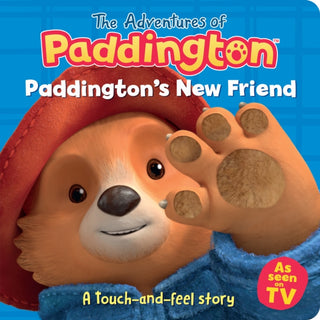 Cover image for 9780008621698 - Paddington’s New Friend: A touch-and-feel story