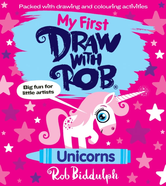 Cover image for 9780008627607 - My First Draw With Rob: Unicorns