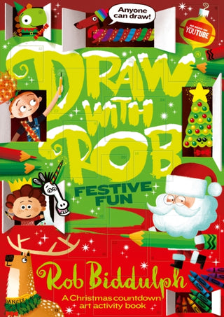 Supplemental image for 9780008627614 - Draw With Rob: Festive Fun