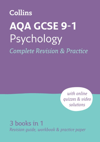 Cover image for 9780008646431 - AQA GCSE 9-1 Psychology Complete Revision and Practice