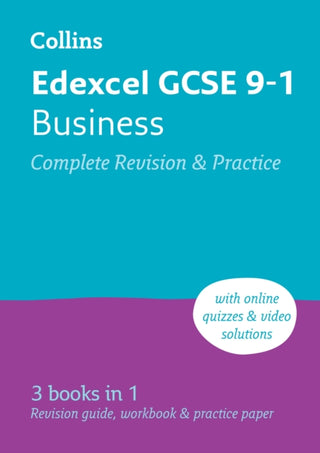 Cover image for 9780008646455 - Edexcel GCSE 9-1 Business Complete Revision and Practice