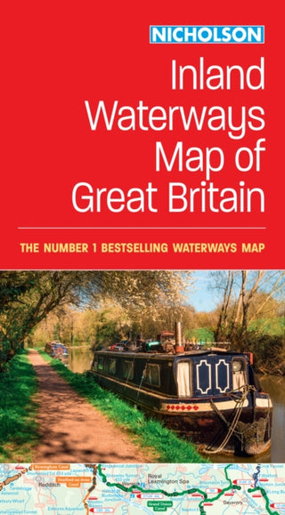 Cover image for 9780008652876 - Nicholson Inland Waterways Map of Great Britain