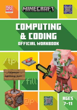 Cover image for 9780008654252 - Minecraft STEM Computing and Coding