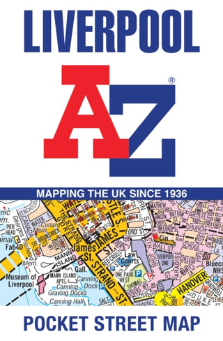 Cover image for 9780008657352 - Liverpool A-Z Pocket Street Map