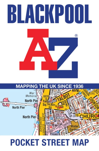 Supplemental image for 9780008657369 - Blackpool A-Z Pocket Street Map