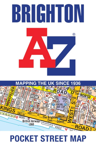 Supplemental image for 9780008657376 - Brighton A-Z Pocket Street Map