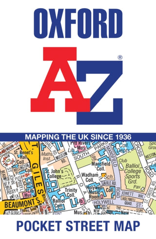 Cover image for 9780008657383 - Oxford A-Z Pocket Street Map