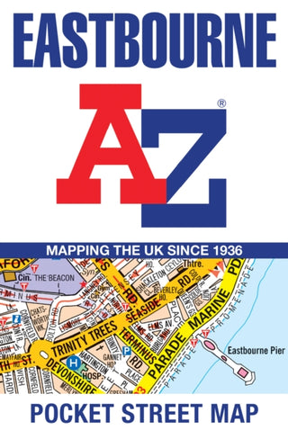 Cover image for 9780008657444 - Eastbourne A-Z Pocket Street Map