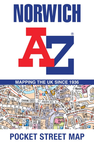 Supplemental image for 9780008657543 - Norwich A-Z Pocket Street Map