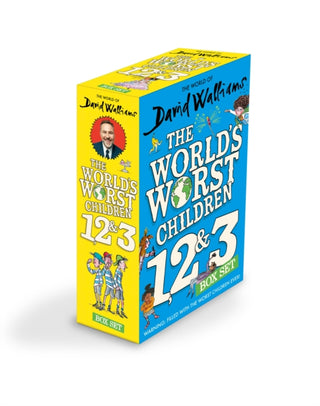 Cover image for 9780008659561 - The World of David Walliams: The World’s Worst Children 1, 2 & 3 Box Set