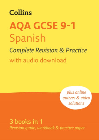 Cover image for 9780008664213 - AQA GCSE 9-1 Spanish Complete Revision and Practice