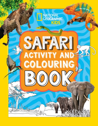 Cover image for 9780008664510 - Safari Activity and Colouring Book