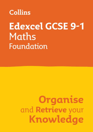 Supplemental image for 9780008672355 - Edexcel GCSE 9-1 Maths Foundation Organise and Retrieve Your Knowledge