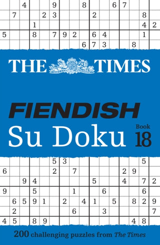 Supplemental image for 9780008673147 - The Times Fiendish Su Doku Book 18