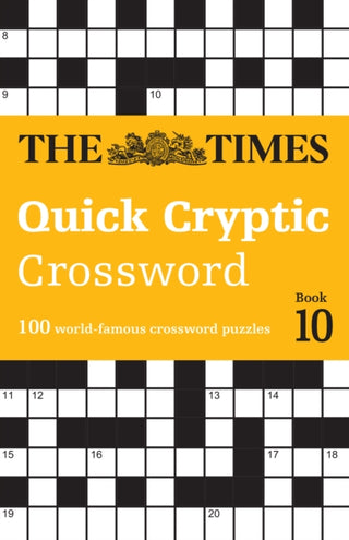 Cover image for 9780008673185 - The Times Quick Cryptic Crossword Book 10