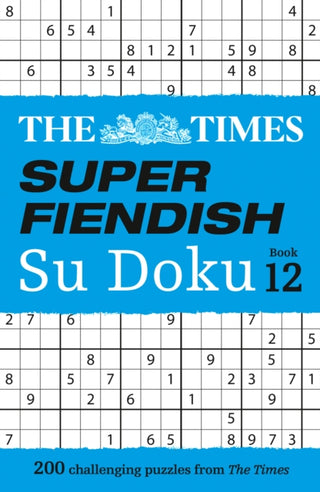 Cover image for 9780008673246 - The Times Super Fiendish Su Doku Book 12