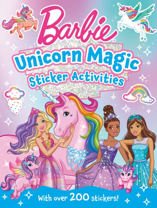 Cover image for 9780008681562 - Barbie Unicorn Magic Sticker Activity Book