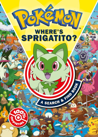 Cover image for 9780008682361 - Pokemon Where’s Sprigatito: A Search & Find Book