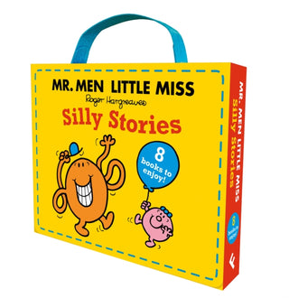 Cover image for 9780008682439 - Mr. Men Little Miss Silly Stories Collection: 8 Book Box-Set