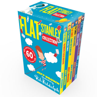Cover image for 9780008687533 - Flat Stanley 60th Anniversary Six-Book Box Set
