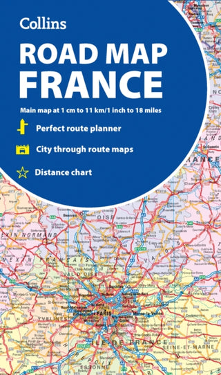 Cover image for 9780008716486 - Collins Road Map of France