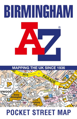 Supplemental image for 9780008725501 - Birmingham A-Z Pocket Street Map