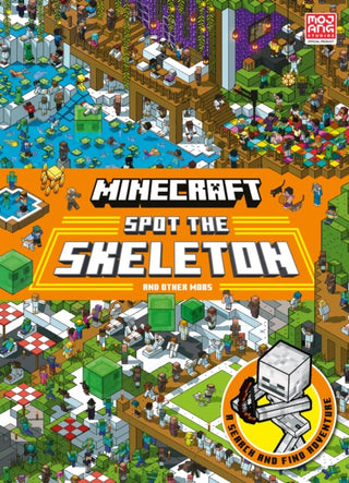 Cover image for 9780008729998 - MNCRFT SPOT SKELETON SEARCH HB