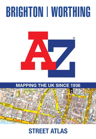 Cover image for 9780008730871 - Brighton and Worthing A-Z Street Atlas