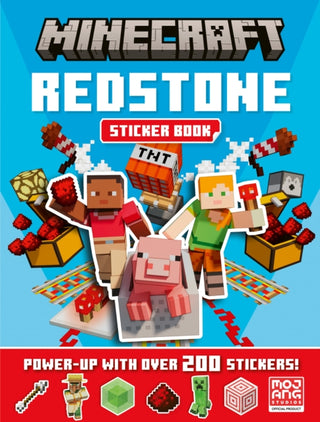 Cover image for 9780008733124 - Minecraft Redstone Sticker Book