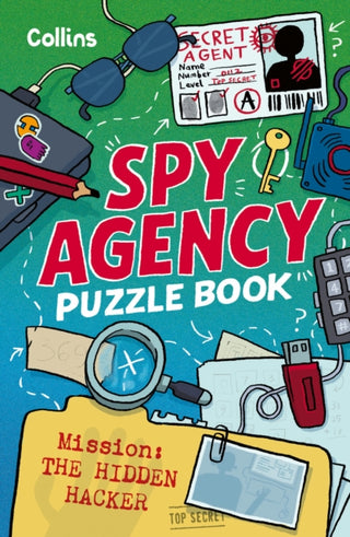 Cover image for 9780008733179 - Spy Agency Puzzle Book – The Hidden Hacker