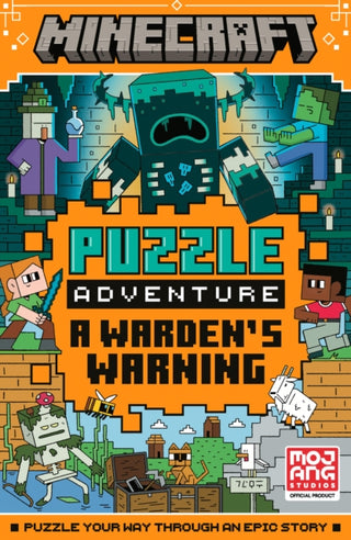 Cover image for 9780008733186 - Minecraft Puzzle Adventure: A Warden's Warning