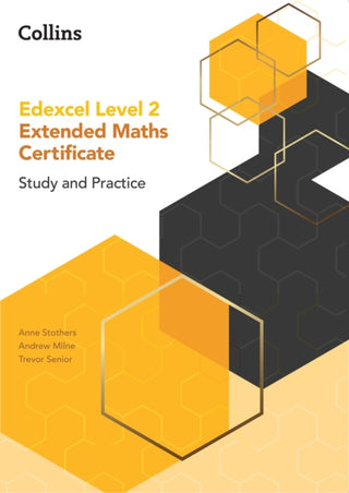 Cover image for 9780008739478 - Edexcel Level 2 Extended Maths Certificate Study and Practice