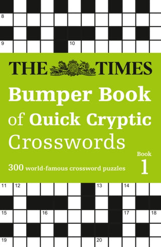 Cover image for 9780008749187 - The Times Bumper Book of Quick Cryptic Crosswords book 1