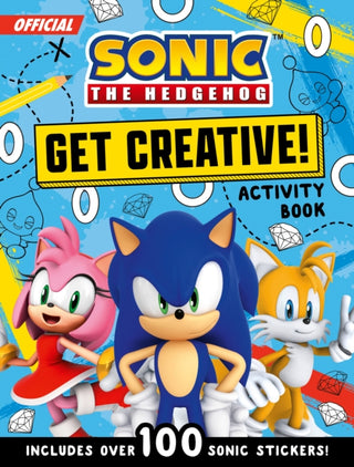 Cover image for 9780008752774 - Sonic The Hedgehog Get Creative! Sticker Activity Book