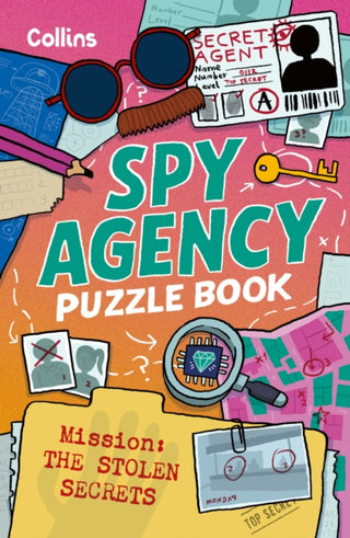 Cover image for 9780008753696 - Spy Agency Puzzle Book – The Stolen Secrets