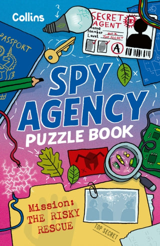 Cover image for 9780008753702 - Spy Agency Puzzle Book – The Risky Rescue