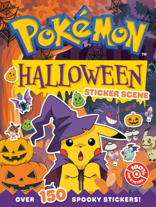 Cover image for 9780008755676 - POKMON HALLOWEEN STICKER PB