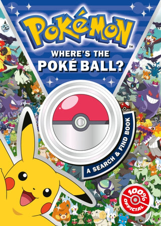 Cover image for 9780008755690 - Pokemon Where’s the Poke Ball? A Search and Find Book