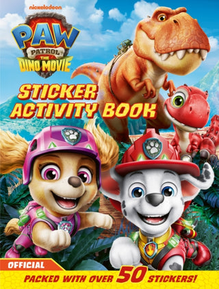 Cover image for 9780008755867 - PAW Patrol: The Dino Movie Sticker Activity Book
