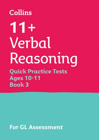 Cover image for 9780008760502 - 11+ Verbal Reasoning Quick Practice Tests Age 10-11 (Year 6) Set C