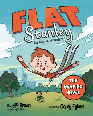 Cover image for 9780008762131 - Flat Stanley: The Graphic Novel: His Original Adventure!