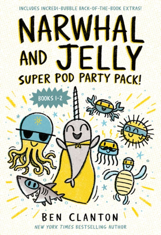 Supplemental image for 9780008768751 - Narwhal and Jelly: Super Pod Party Pack!