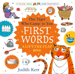 Cover image for 9780008771836 - The Tiger Who Came to Tea: First Words: A lift-the-flap book