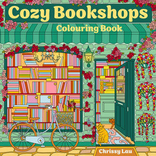 Cover image for 9780008772758 - Cozy Bookshops: Colouring Book